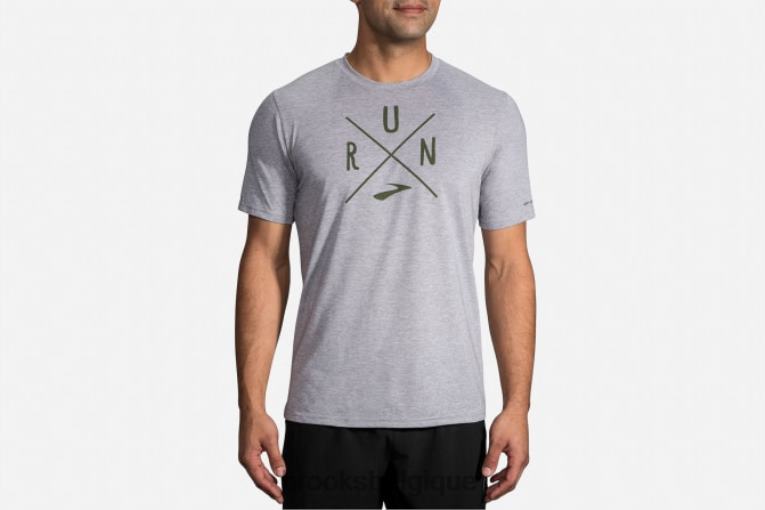 86H242016 t-shirt graphique à distance Brooks bruyère