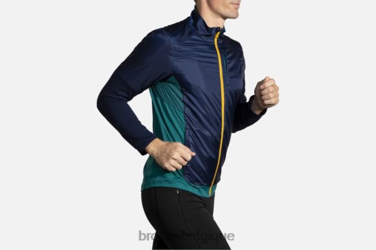 86H242024 veste hybride fusion Brooks marine