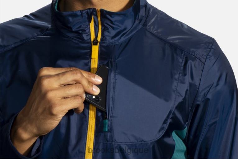 86H242024 veste hybride fusion Brooks marine