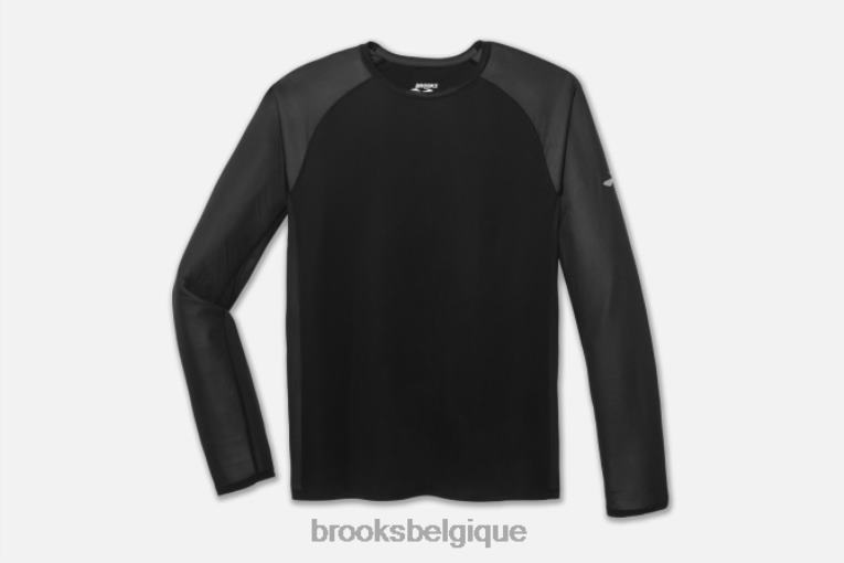 86H242025 manche longue furtive Brooks noir
