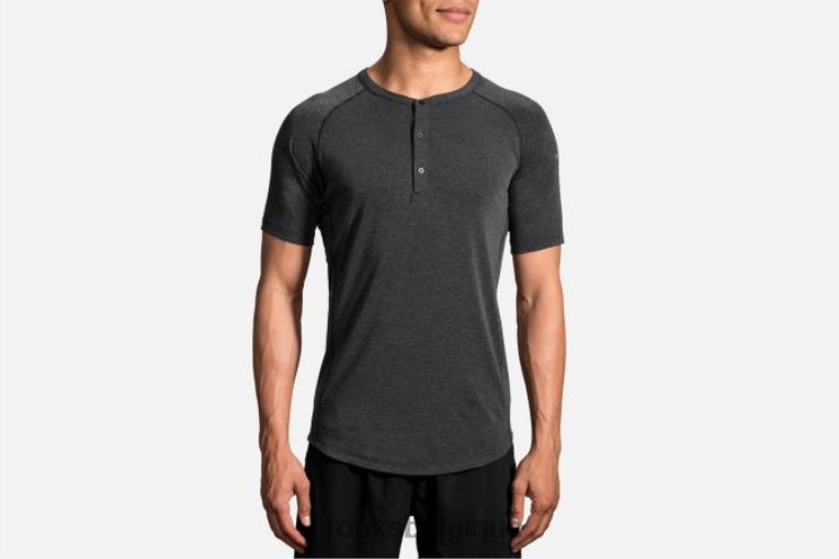 86H242038 cadence manches courtes Brooks noir