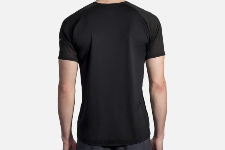 86H242040 manche courte furtive Brooks noir
