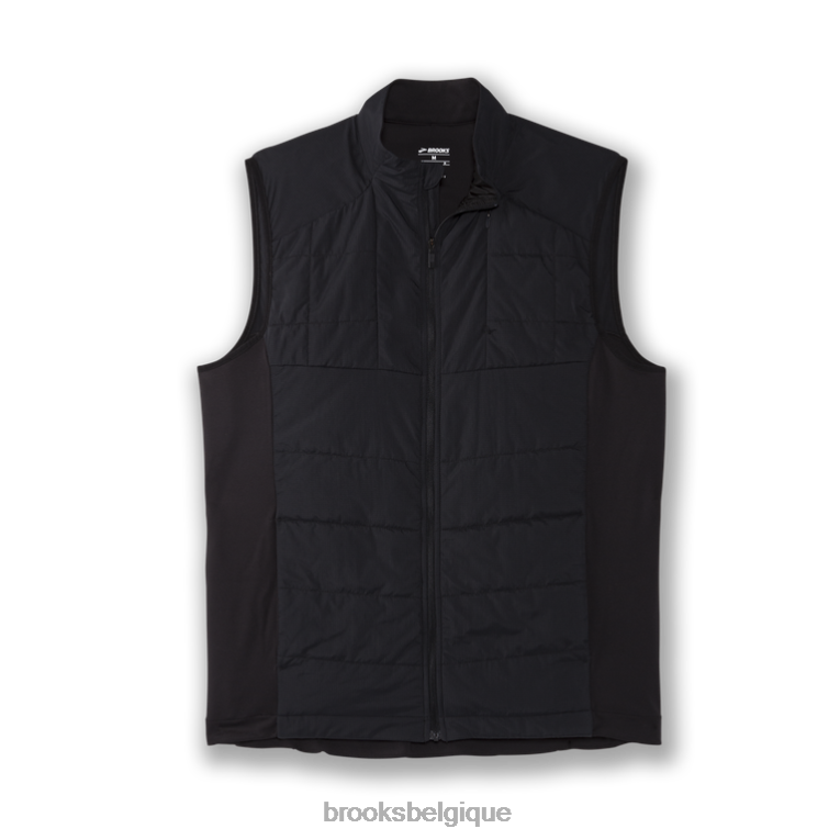 86H241291 gilet hybride bouclier Brooks noir