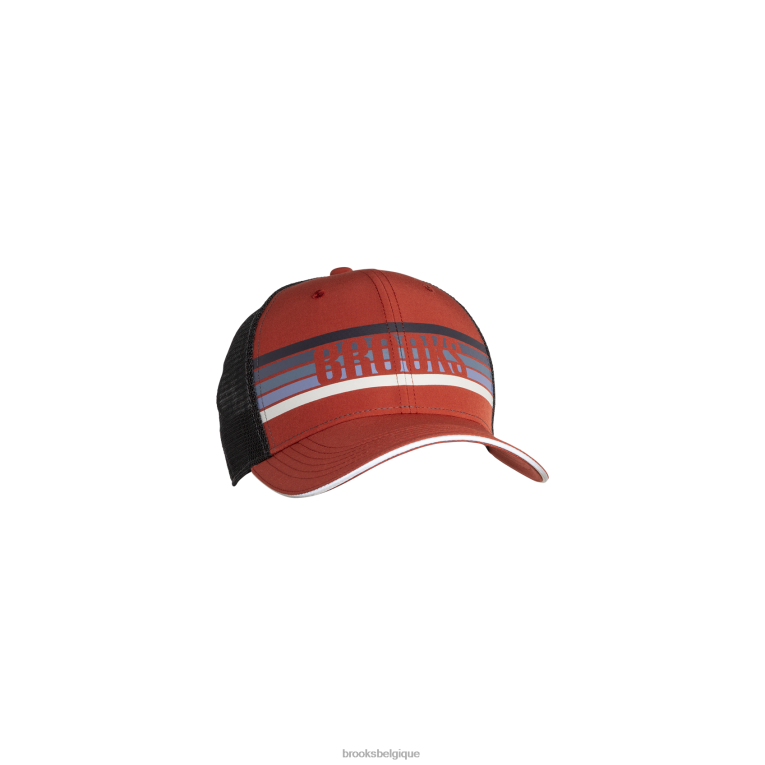 86H24415 casquette de camionneur découverte Brooks cuivre