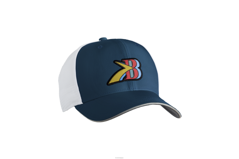 86H24417 casquette de camionneur découverte Brooks indigo