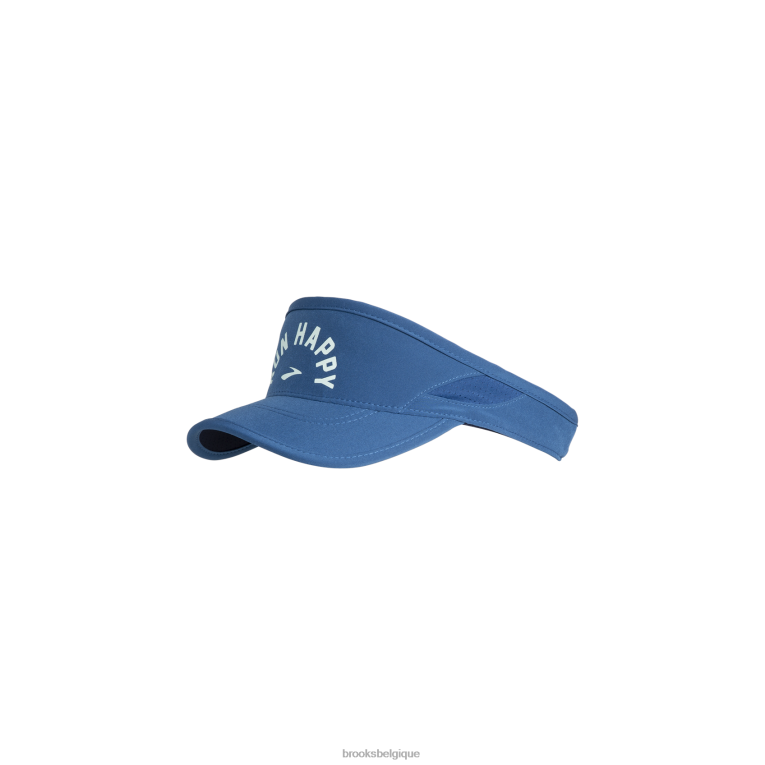 86H24423 visière de chasseur Brooks bleu