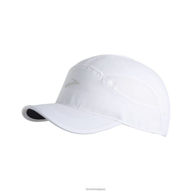 86H24495 chapeau de chasseur Brooks blanc