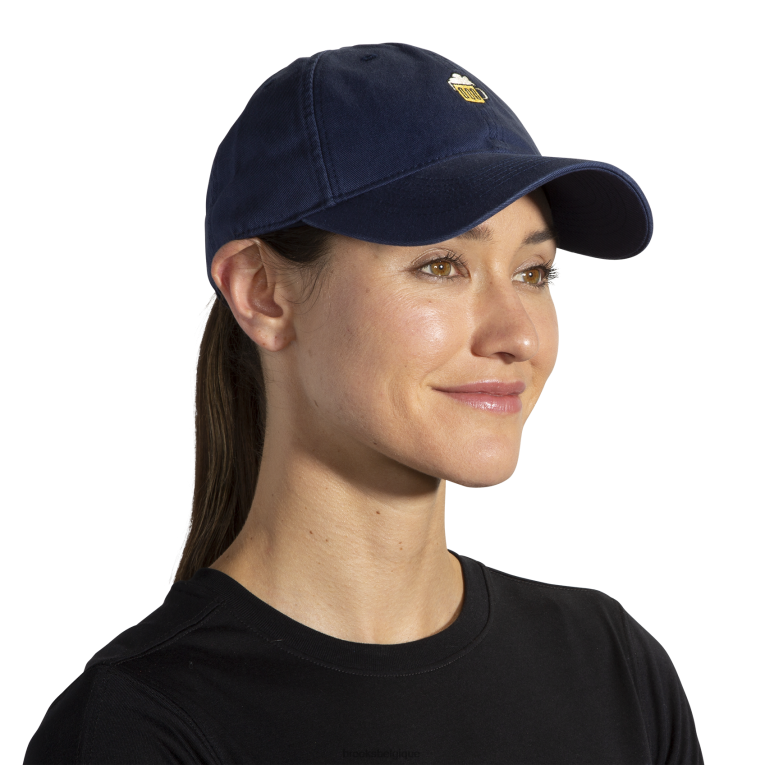 86H24690 casquette Heritage Run Brooks marine
