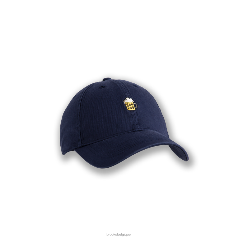 86H24690 casquette Heritage Run Brooks marine