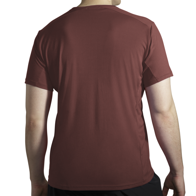 86H241041 ambiance manches courtes Brooks raisin