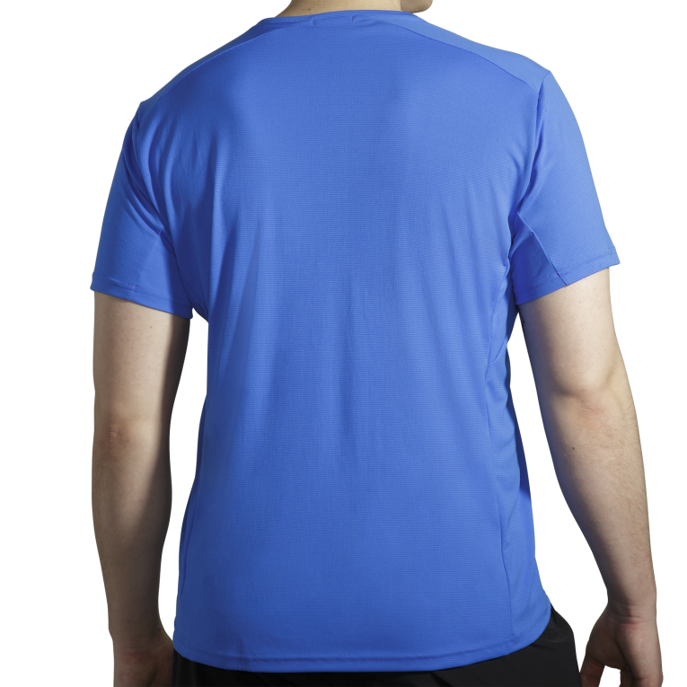 86H241045 ambiance manches courtes Brooks bleu