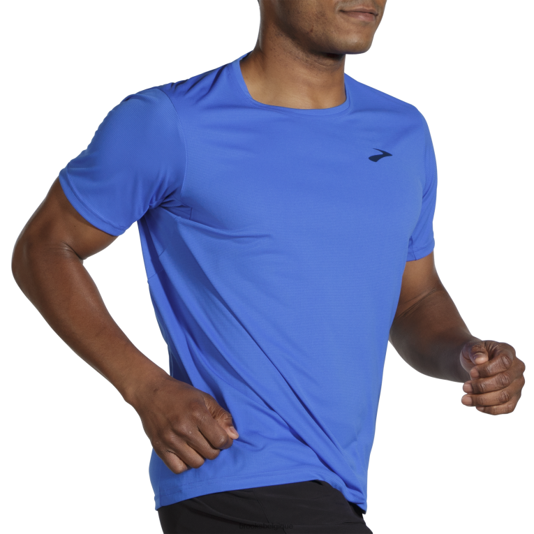 86H241045 ambiance manches courtes Brooks bleu