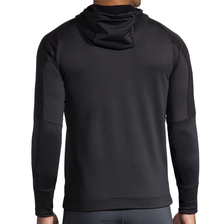 86H241281 sweat à capuche thermique à encoche Brooks noir