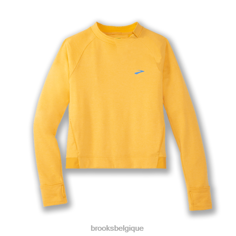 86H241284 manches longues thermiques à encoche Brooks Safran