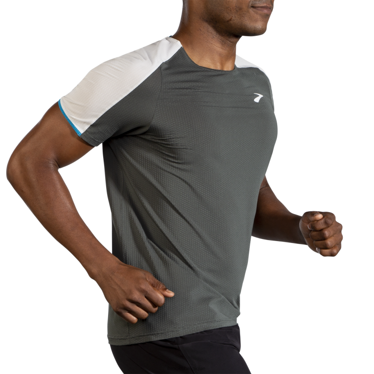 86H241332 ambiance manches courtes Brooks huître