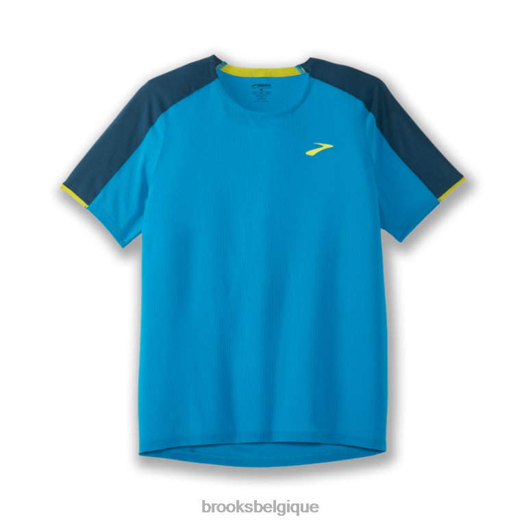 86H241333 ambiance manches courtes Brooks bleu