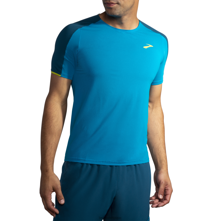 86H241333 ambiance manches courtes Brooks bleu