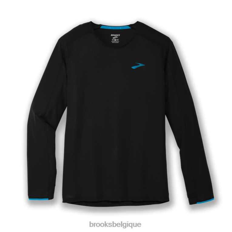 86H241383 atmosphère à manches longues Brooks noir