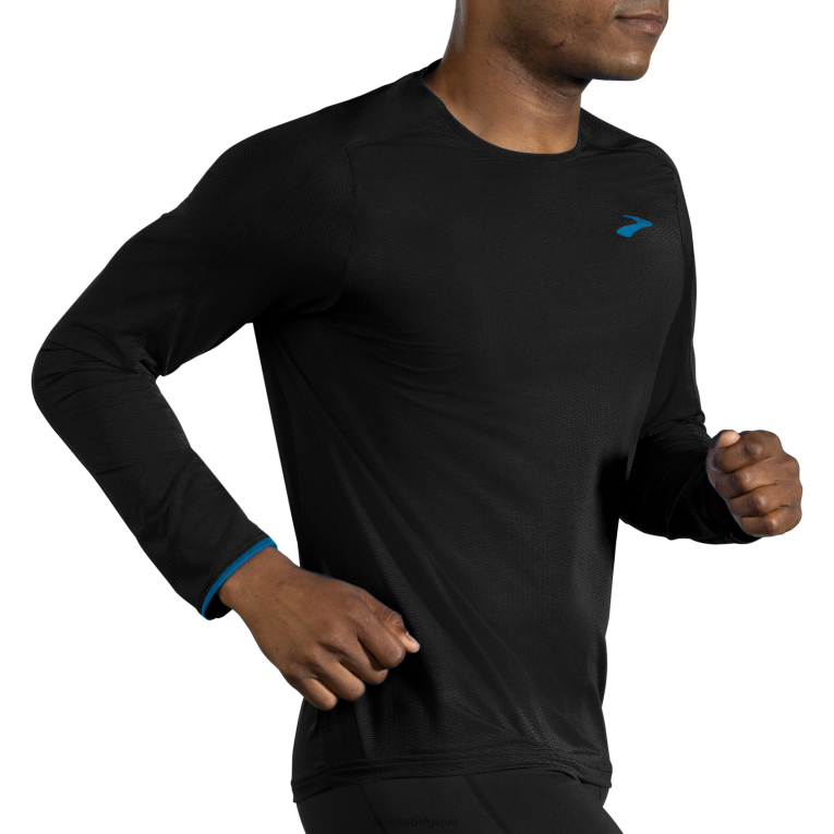 86H241383 atmosphère à manches longues Brooks noir