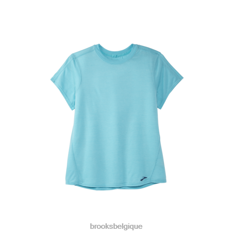 86H241200 manches courtes distance Brooks sarcelle