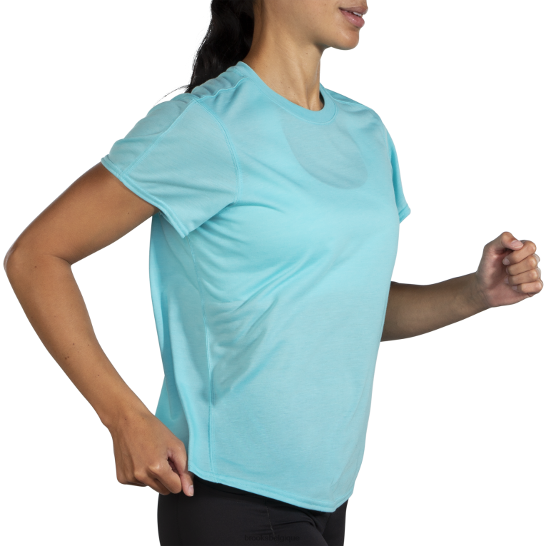 86H241200 manches courtes distance Brooks sarcelle