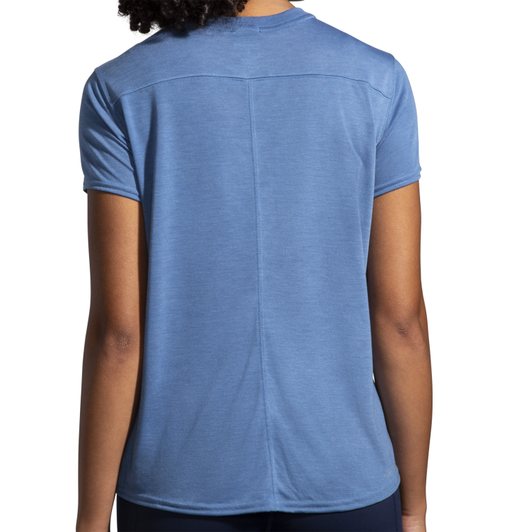 86H241202 manches courtes distance Brooks bleu